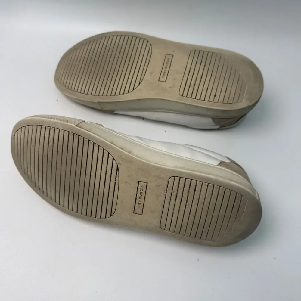 Tory‎ Burch Women's 7 Color Block Signature Logo Leather Sneaker Shoes